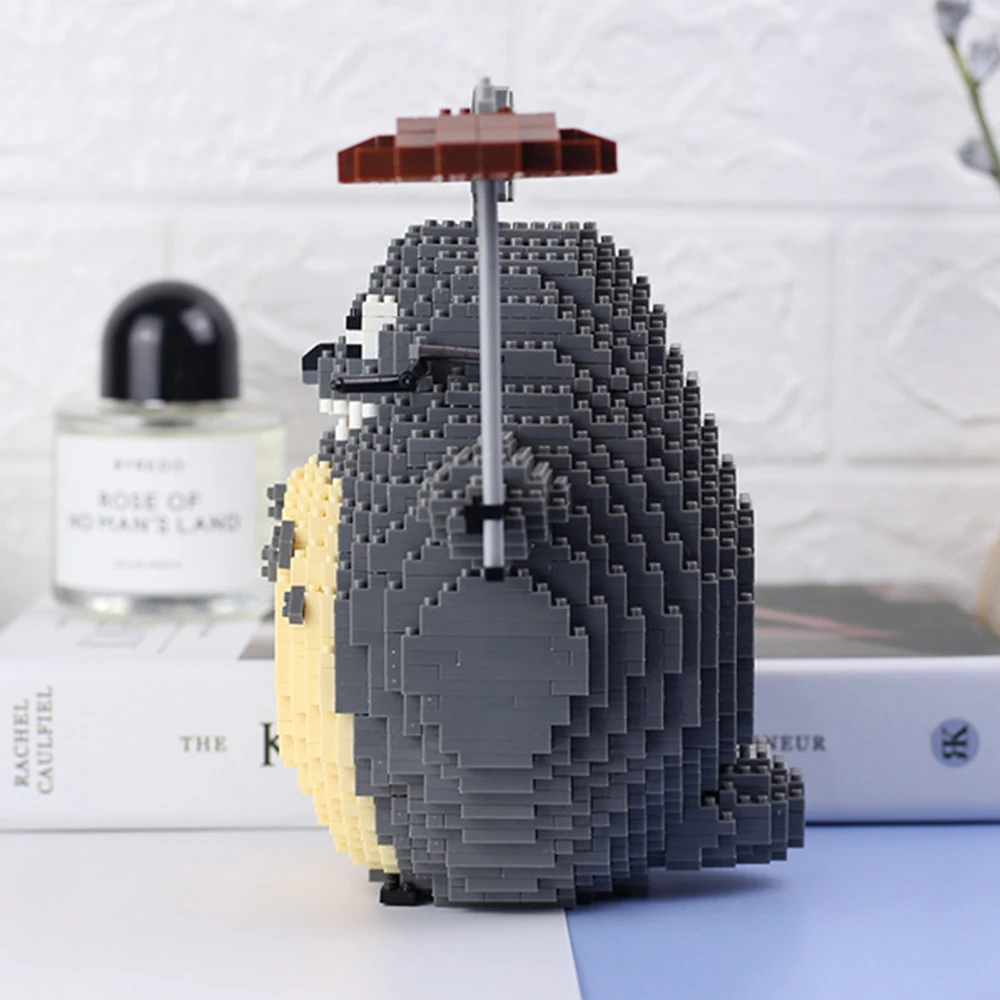 

Ideas Creator Expert HC MAGIC Manga Super Totoro 9005 1820PCS Moc Modular Bricks Model Building Blocks Art MINI Cute animal toys
