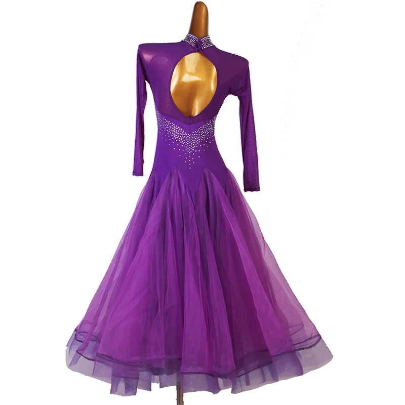Платье для бальных танцев платье соревнований стандартный современный костюм