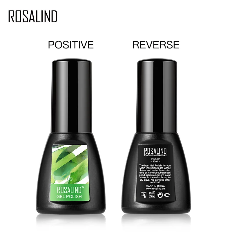 

ROSALIND 12ml Gel Nail Polish Nail Art Decoration 01-58 Colors Lakiery Hybrydowe Gel Nail Polish All For Manicure