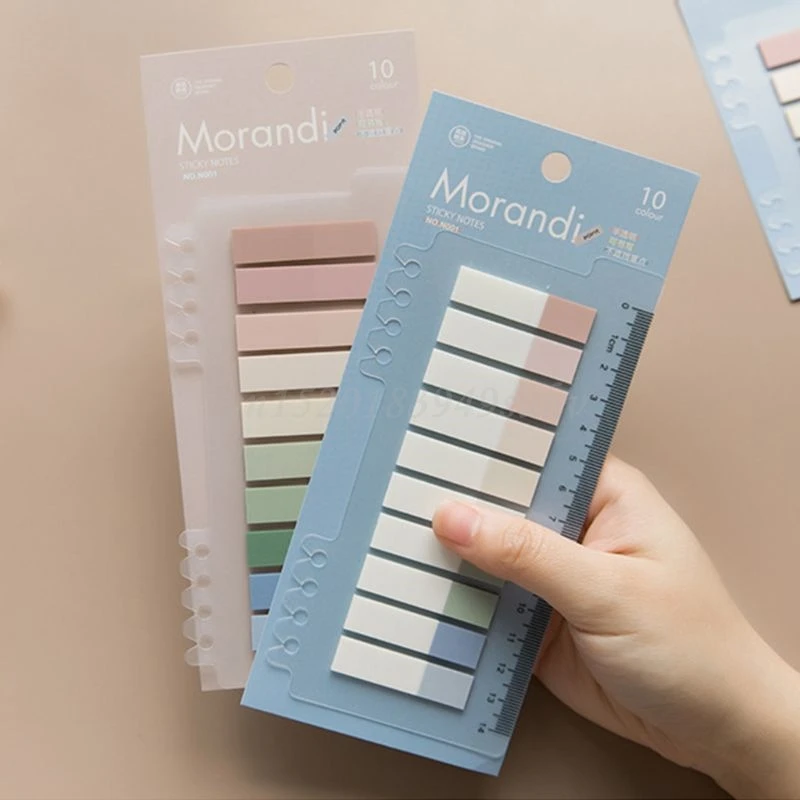 

OOTDTY 60/120/200 Sheets PET Planner Stickers Index Tabs Bookmark Sticky Notes School