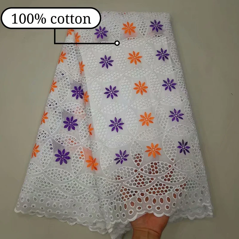 Большой круг в мелкий цветочный узор выдолбленный хлопок ткань YCS40 самые