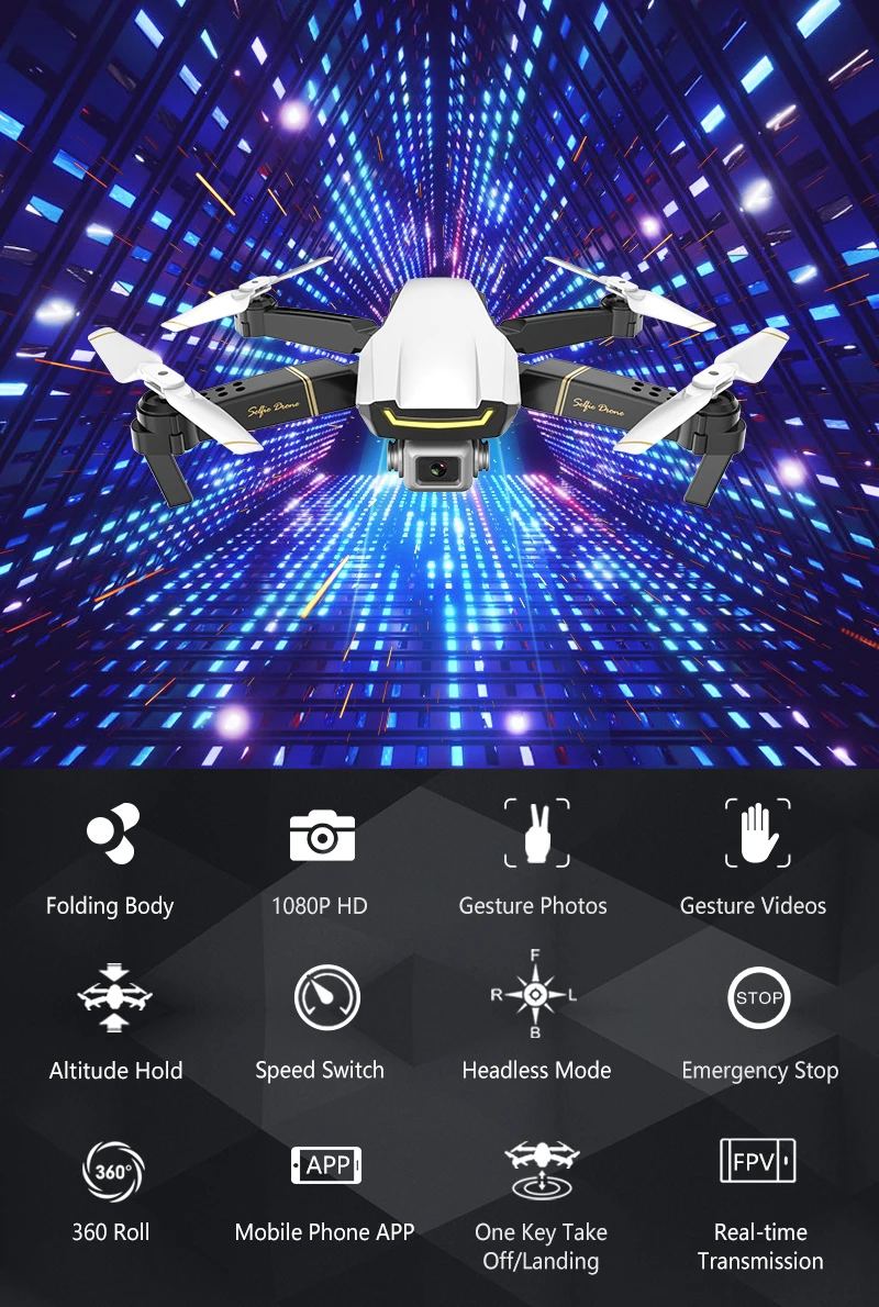 Global Drone GW89 wifi FPV Дрон с HD 1080P камерой складной Радиоуправляемый вертолет игрушки для детей Дрон X Pro RTF Квадрокоптер VS E58 E520