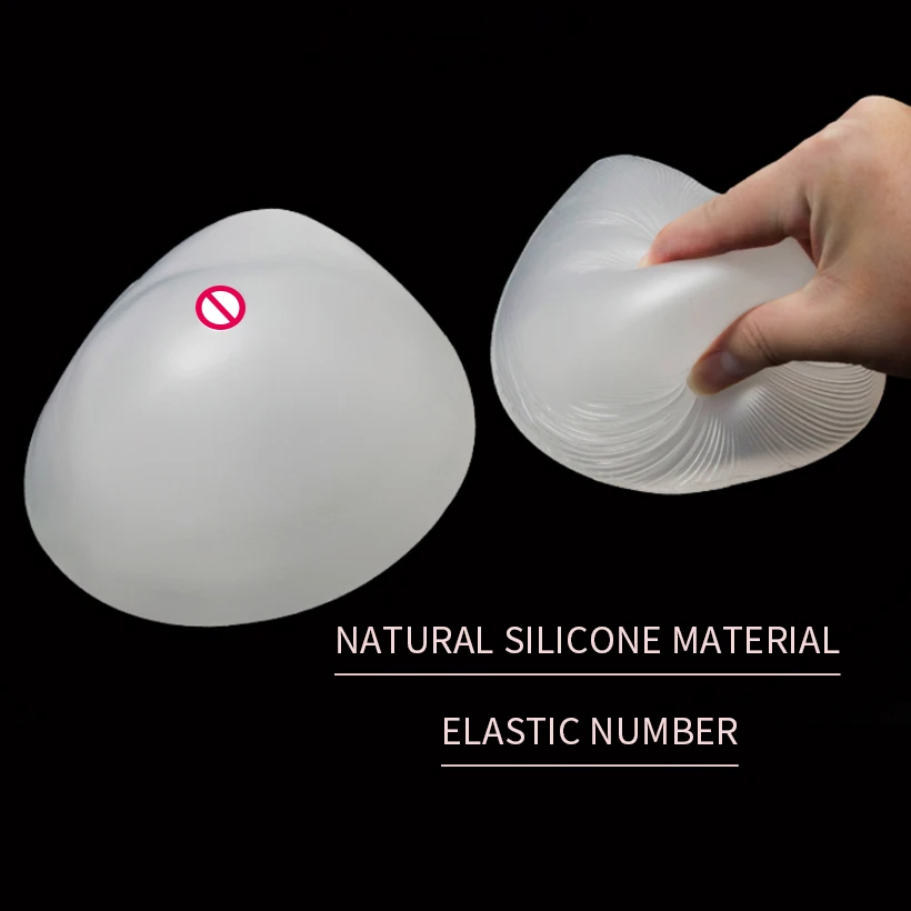 Новая прозрачная силиконовая форма груди в форме капли 500 г Сексуальная