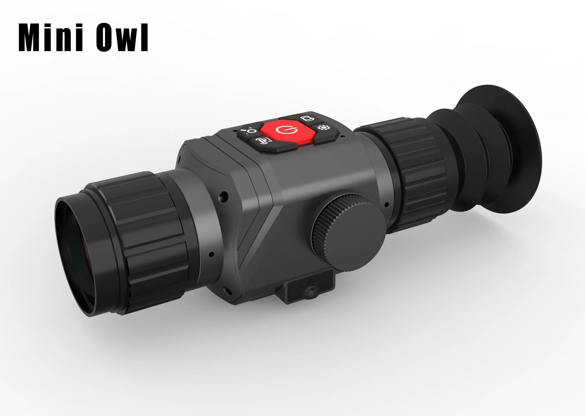 Mini Owl  Thermal Vision Night Viewer IR Camera Device Infrared Thermos Hunting Monocular Telesope Sight with Reticle Cross