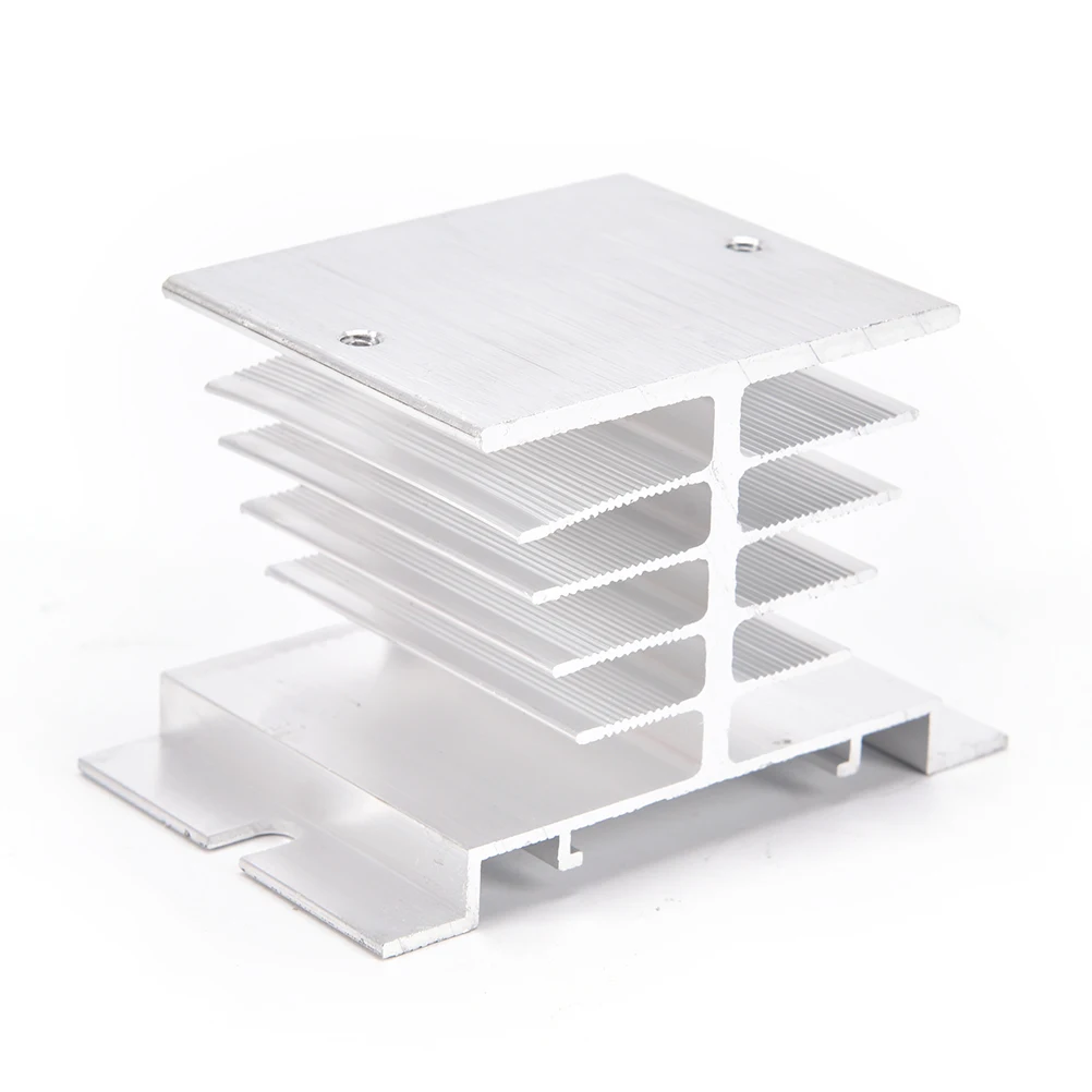 

1Pcs Single Phase Solid State Relay SSR Aluminum Heat Sink Dissipation Radiator Suitable For Relay 2.6