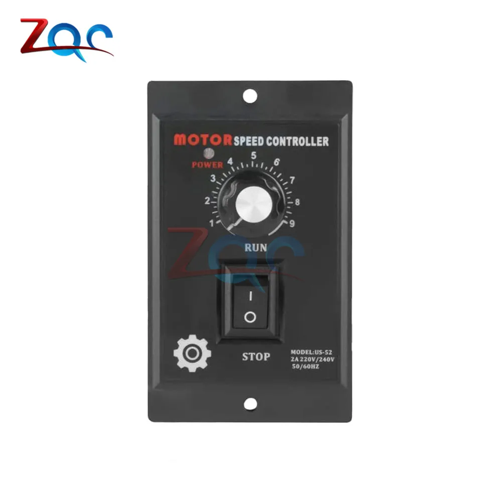 Высокоточный контроллер скорости электродвигателя 400 Вт 220 В переменного тока Гц