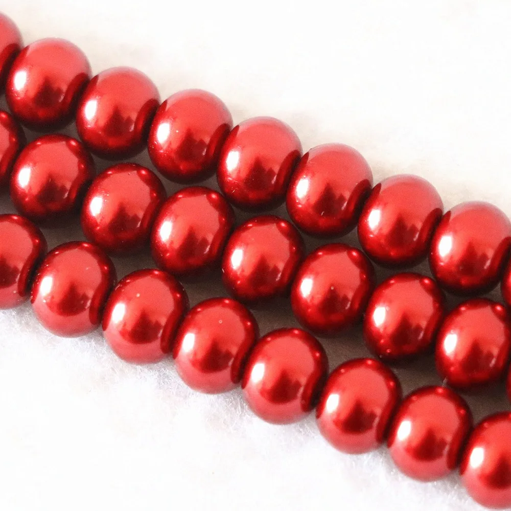 Бусины круглые с искусственным жемчугом 5 х8 мм 15 дюймов|loose beads|jewelry diybeads rondelle |