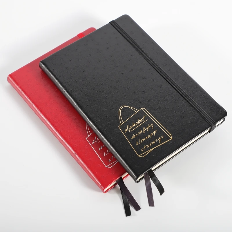 Черный Журнал классический прямолинейный Жесткий Чехол Высококачественная