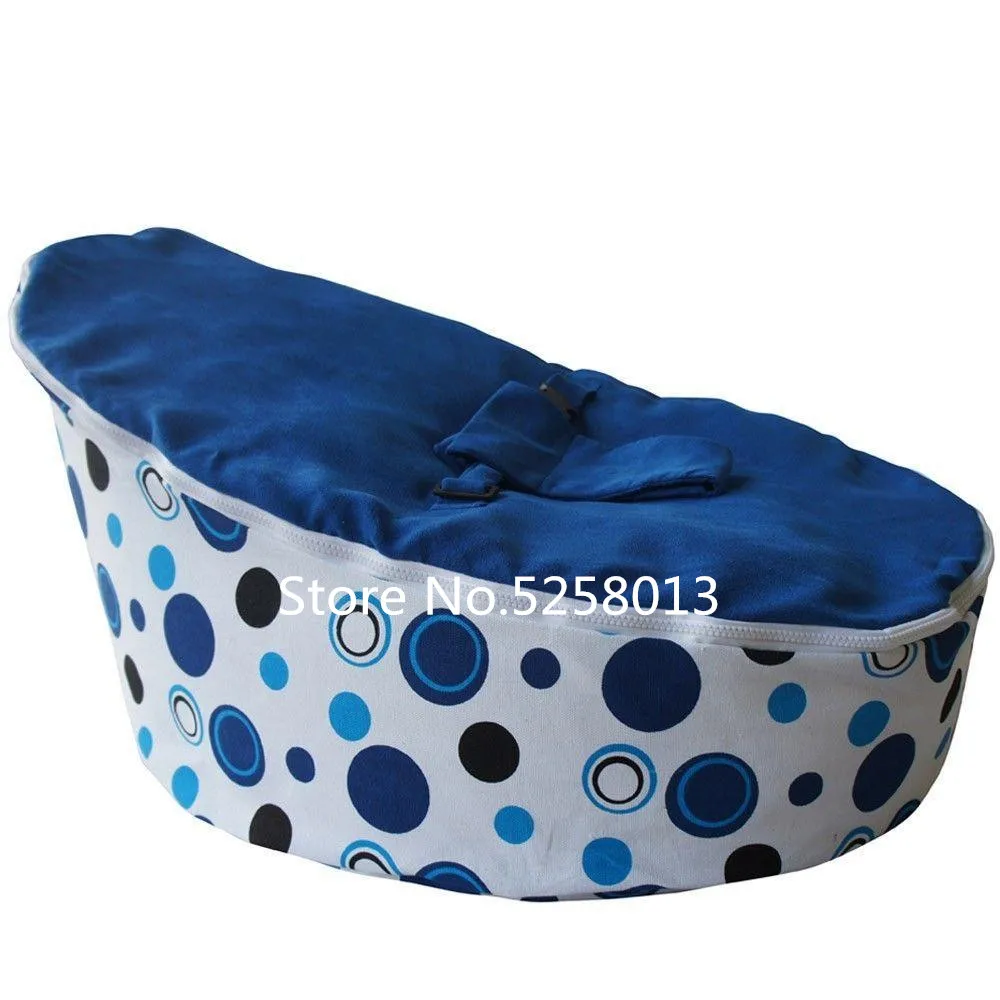 blue dots Красный узор в горошек, удобные детские шапочки, стул, Детская сумка Todler Bean, детское кресло Pod, Детская уютная кровать - Цвет: blue dots