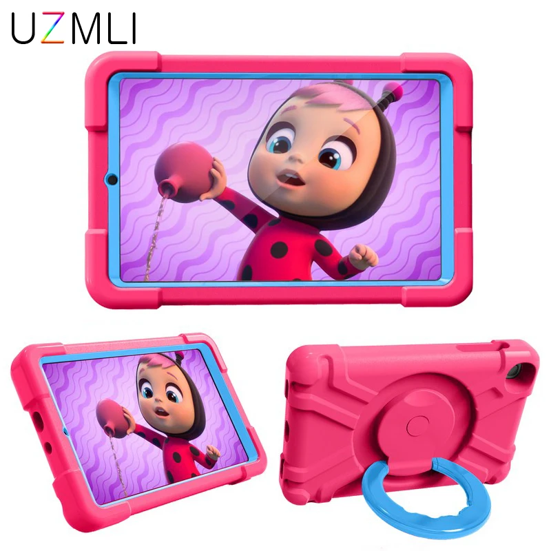 

Kids EVA Safe Shockproof Tablet Rotating Stand Case for Samsung Galaxy Tab A 8.4 2020 SM-T307 Cute Protective Cover+Gifts