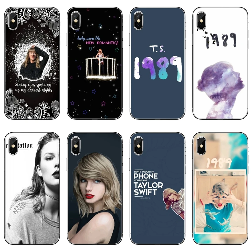 Для iPhone XR X XS Max 8 7 6s 6 plus SE 5s 5c 5 iPod Touch 1989 taylor Девушка Певица аксессуары чехол для телефона