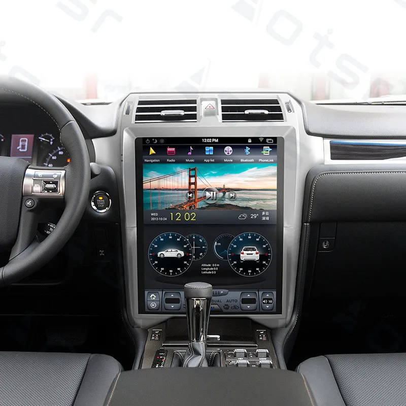 Tesla styel Android 8 Автомобильный dvd-плеер gps навигация для Lexus GX400 Lexus GX460 2010- Авто радио мультимедиа палер головное устройство