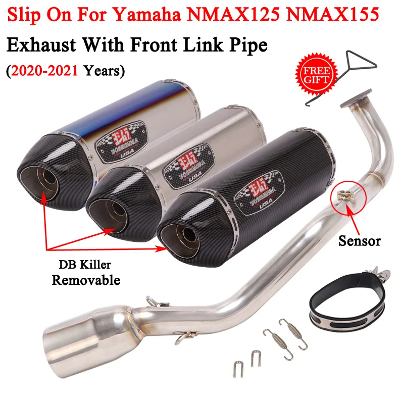

Выхлопной глушитель для мотоцикла Yamaha NMAX125 NMAX155 NMAX 125 155 2020-2021