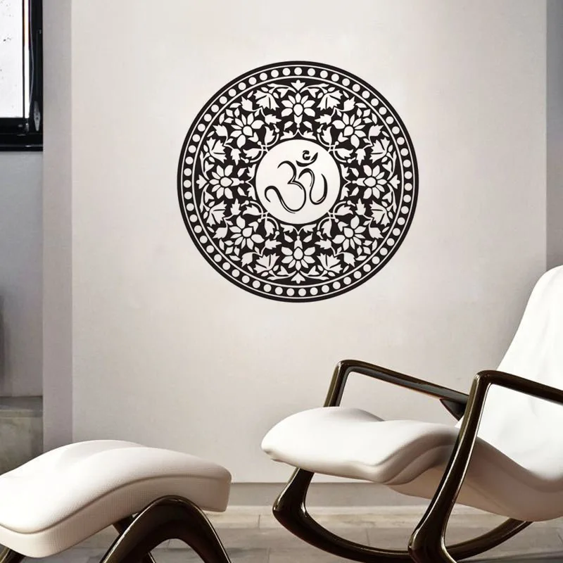 

Promotion Indian Mandala Wall Decals Vinyl Sticker Removable Home Decor House Interior Design Art Murals