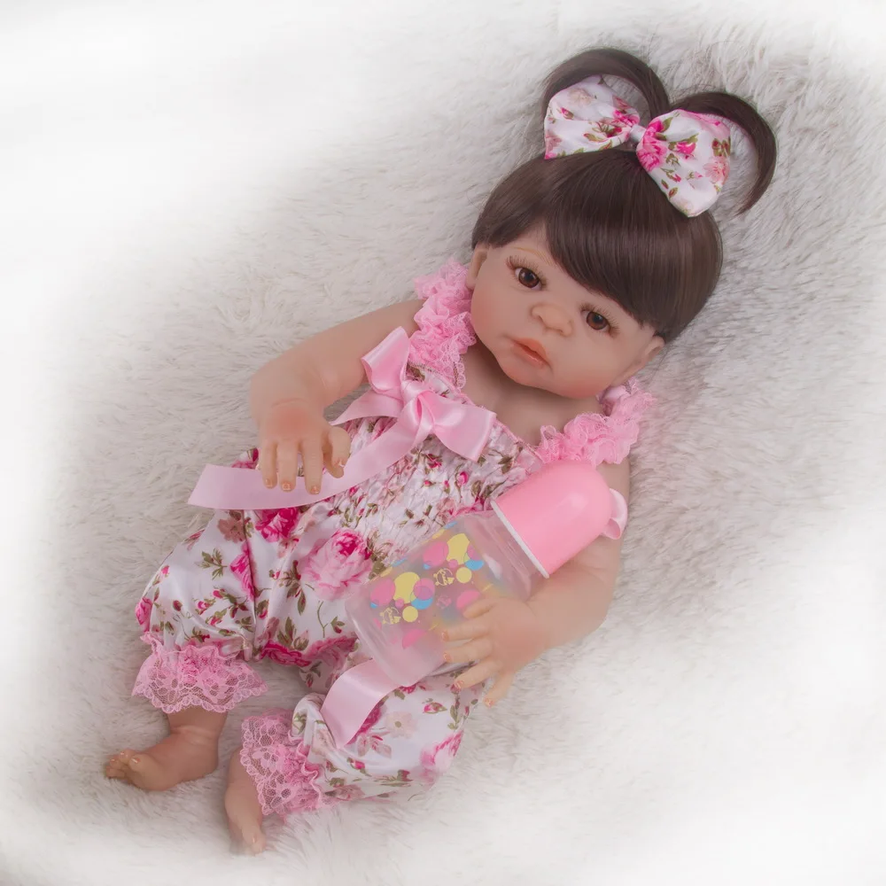 Реалистичная силиконовая кукла Reborn Baby 22 дюйма|Игровые фигурки и трансформеры| |