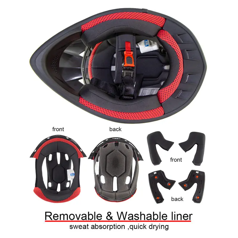 Шлем SOMAN для мотокросса внедорожный шлем Abs мотоциклетный мотоцикла Casco De Motocicleta