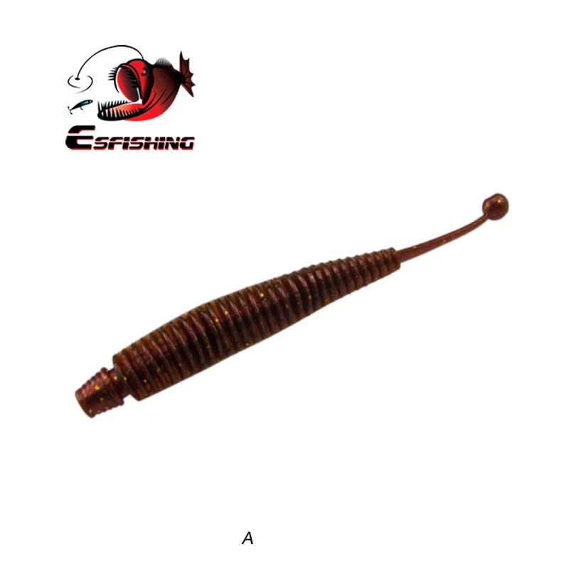 A Esfishing рыболовные воблеры, силиконовые приманки, весна Shad, 10 см, 4,5 г, 6 шт., воблеры для рыбалки, мягкие приманки, снасти для рыбалки на карпа, силиконовая приманка - Цвет: A