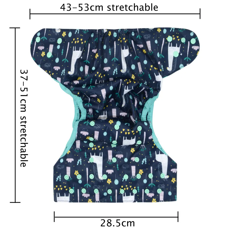 Wizinfant-funda de pa&ntilde;al de tela grande XL para beb&eacute; de 2 a&ntilde;os y m&aacute;s, interior de secado, tama&ntilde;o ajustable, se adapta a la cintura de 36-58 cm-2