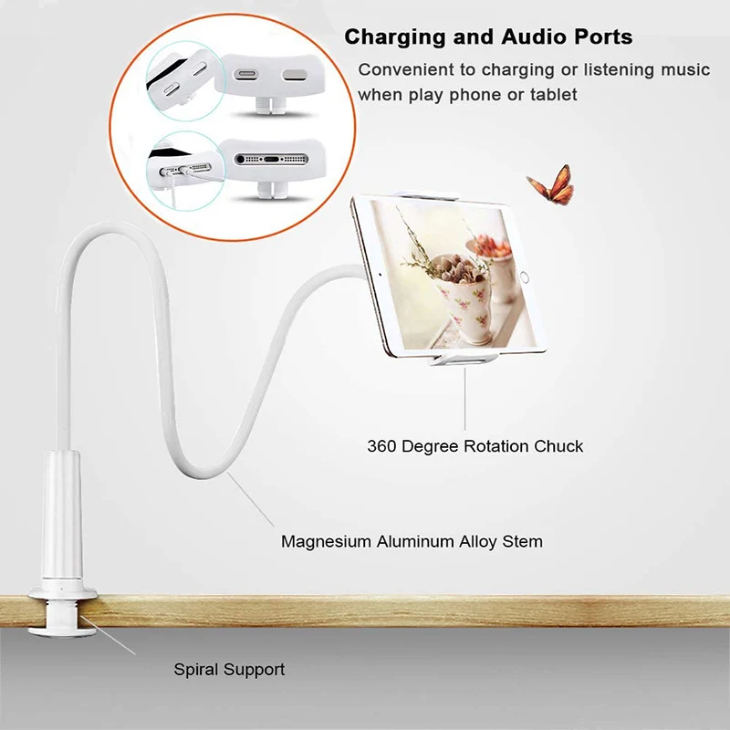 Держатель для планшета с регулируемым держателем совместимым со