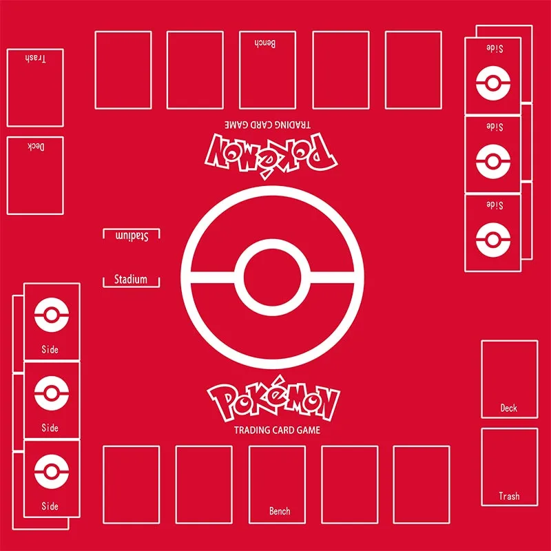 Tapete de cartas de Pok&eacute;mon para 2 jugadores, tapete para juegos de mesa, alfombrilla para rat&oacute;n-5