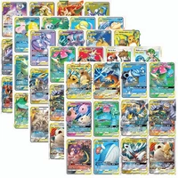 pokemon tag team ex mega gx set shiny pokemon cards fighting game cartoon kids collection toys 60pcs set