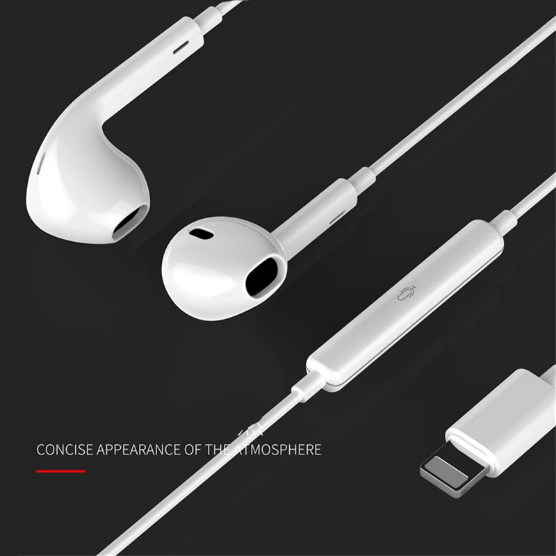 Проводные наушники для Apple ipad IPhone 7 8 Plus X XR XS Max спортивные наушники высокого качества стерео микрофон гарнитура