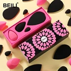 Спонж для макияжа BEILI, 4 шт., супер мягкий спонж для нанесения основы, консилера, пудры, без латекса, безопасный спонжи для макияжа