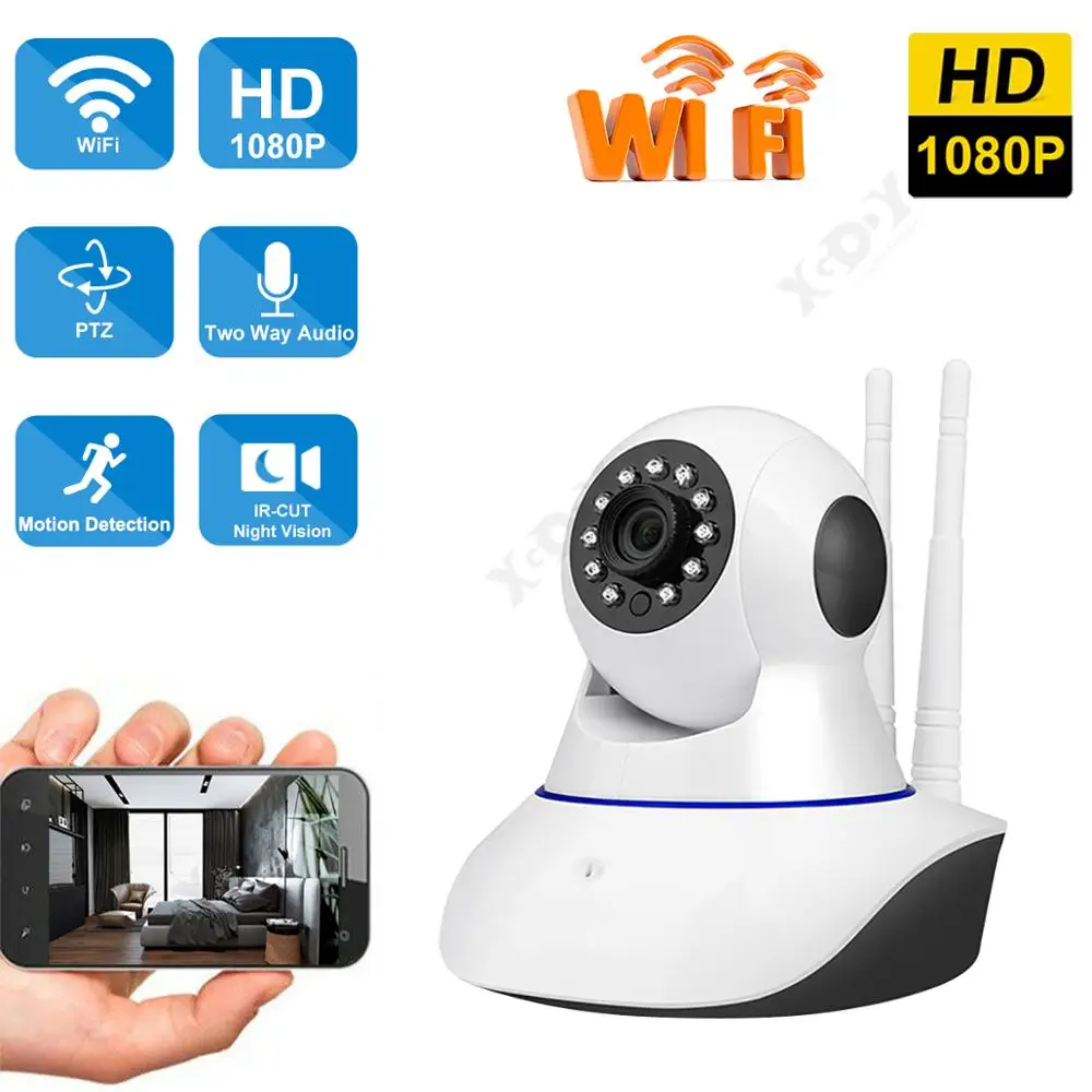 1080P 720P Беспроводная ip камера для домашней безопасности wifi наблюдения