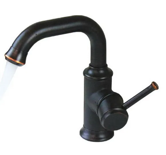 Черный Масло втирают бронзовая античная латунь Кухня Мокрый Бар Ванная комната