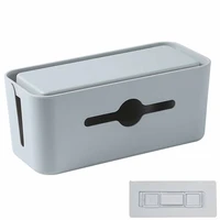 storage box phone holder power strip box for adapter cable charging cable usb network hub cable management box
