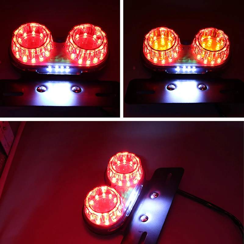 Hlxg 1 шт. декоративная лампа для мотоцикла задний фонарь тормоза держатель