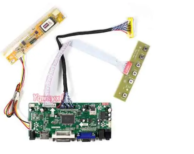 Комплект платы драйвера M.NT68676 для QD14TL01 / QD14TL02 HDMI + DVI VGA плата контроллера