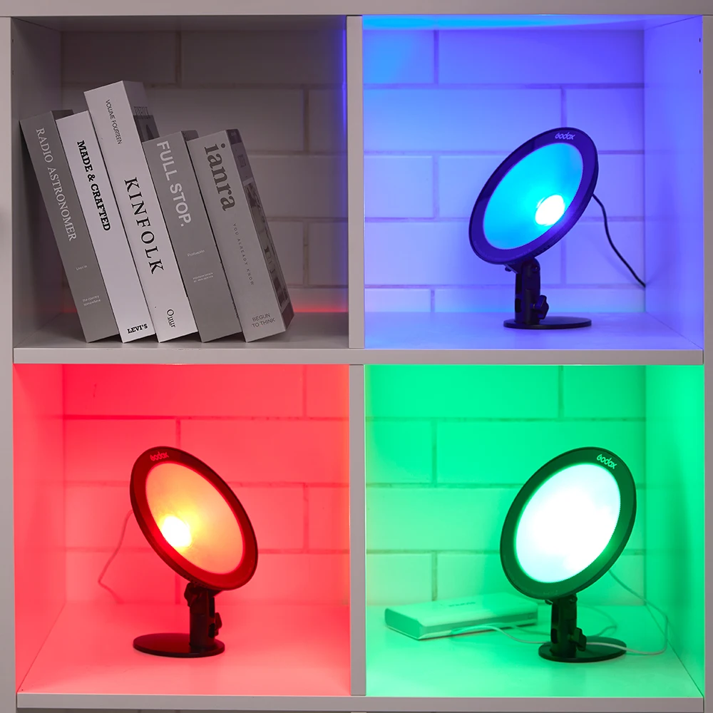 

Godox CL10 LED RGB Light 10W Webcasting Ambient HSI Multi-Color Photography Studio Light for Camera Phone Video Photo Youtube