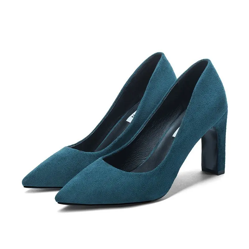 

Sandalias Femeninas High Heels Flocking Pointed Sandals Sexy Women Summer Shoes Women Mujer Shallow Mouth Casual Zapato Mujer