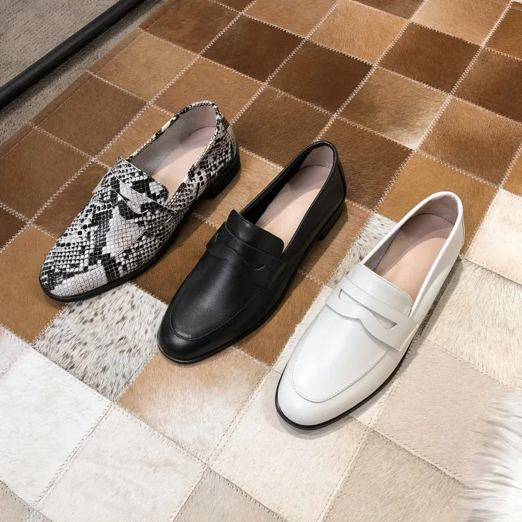 MLJUESE/женские туфли-лодочки Сезон осень-весна Обувь из коровьей кожи на шнуровке