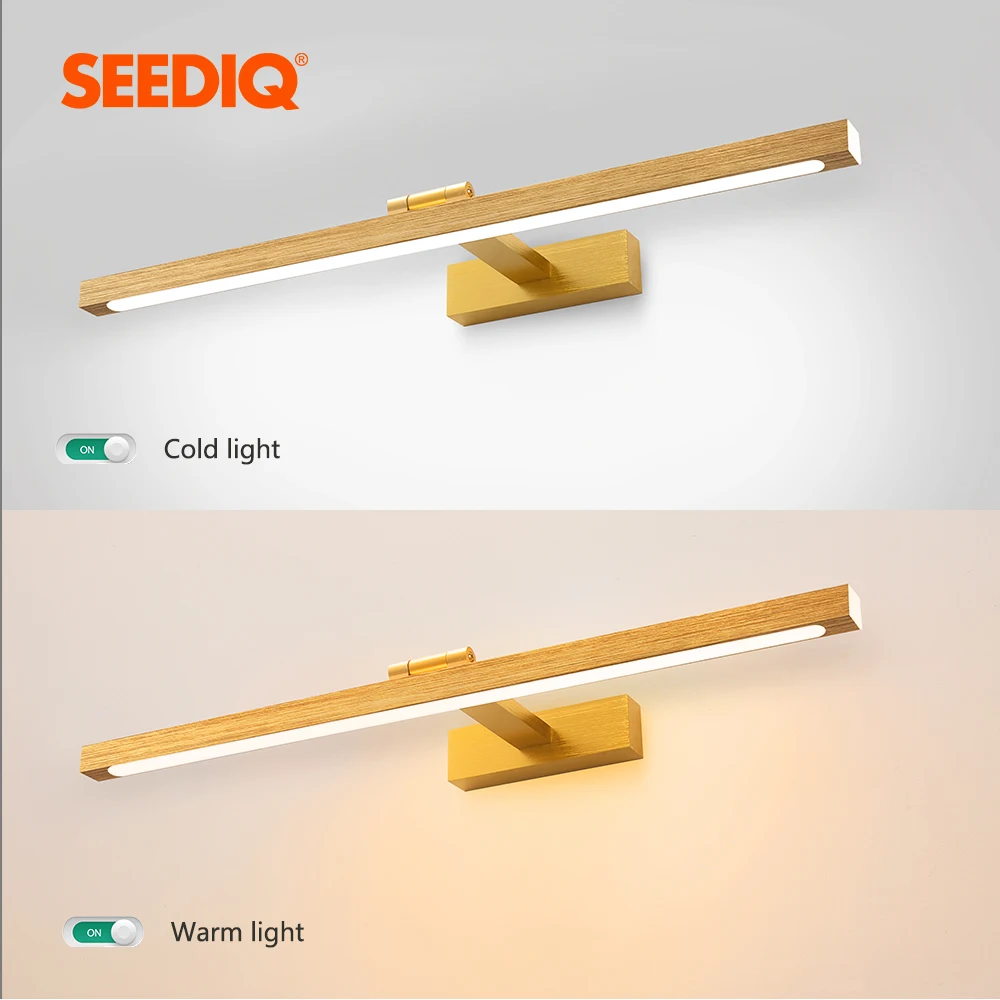 Светодиодный настенный светильник для Ванная комната Матовый Алюминий зеркальный ing Vanity лампы современный