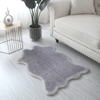 european living room home plush sofa rabbit fur carpet modern minimalist bedroom bedside carpet home play mat