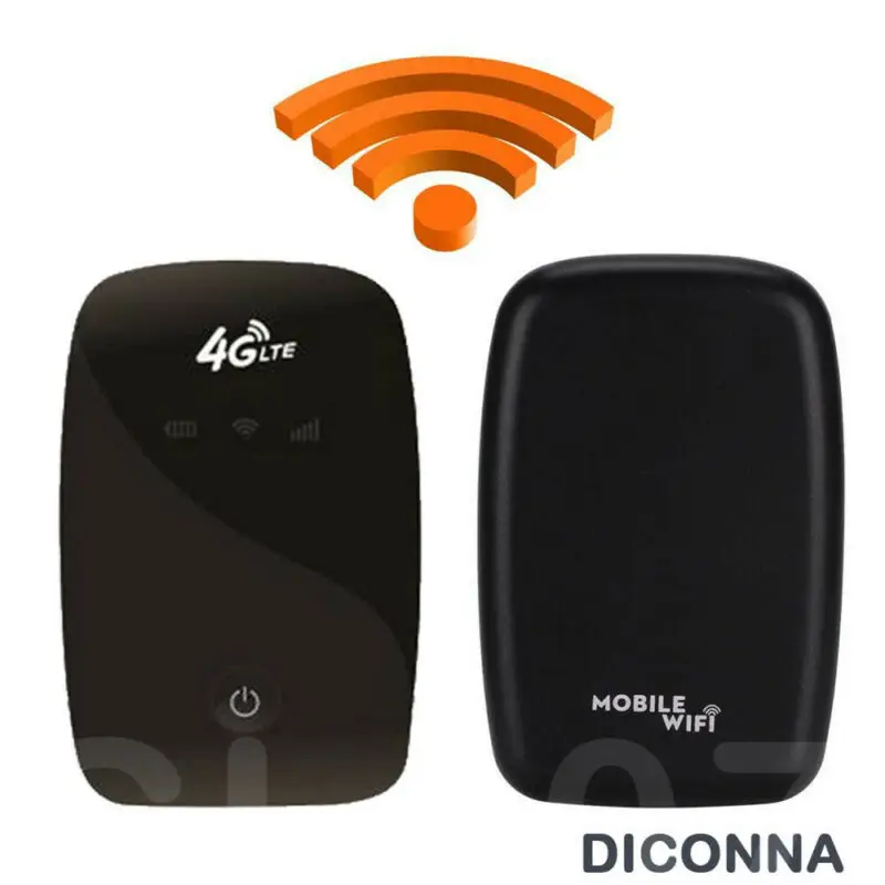 

Portable Black 4G LTE WiFi Wireless Router 150Mbps Mobile Broadband Hotspot