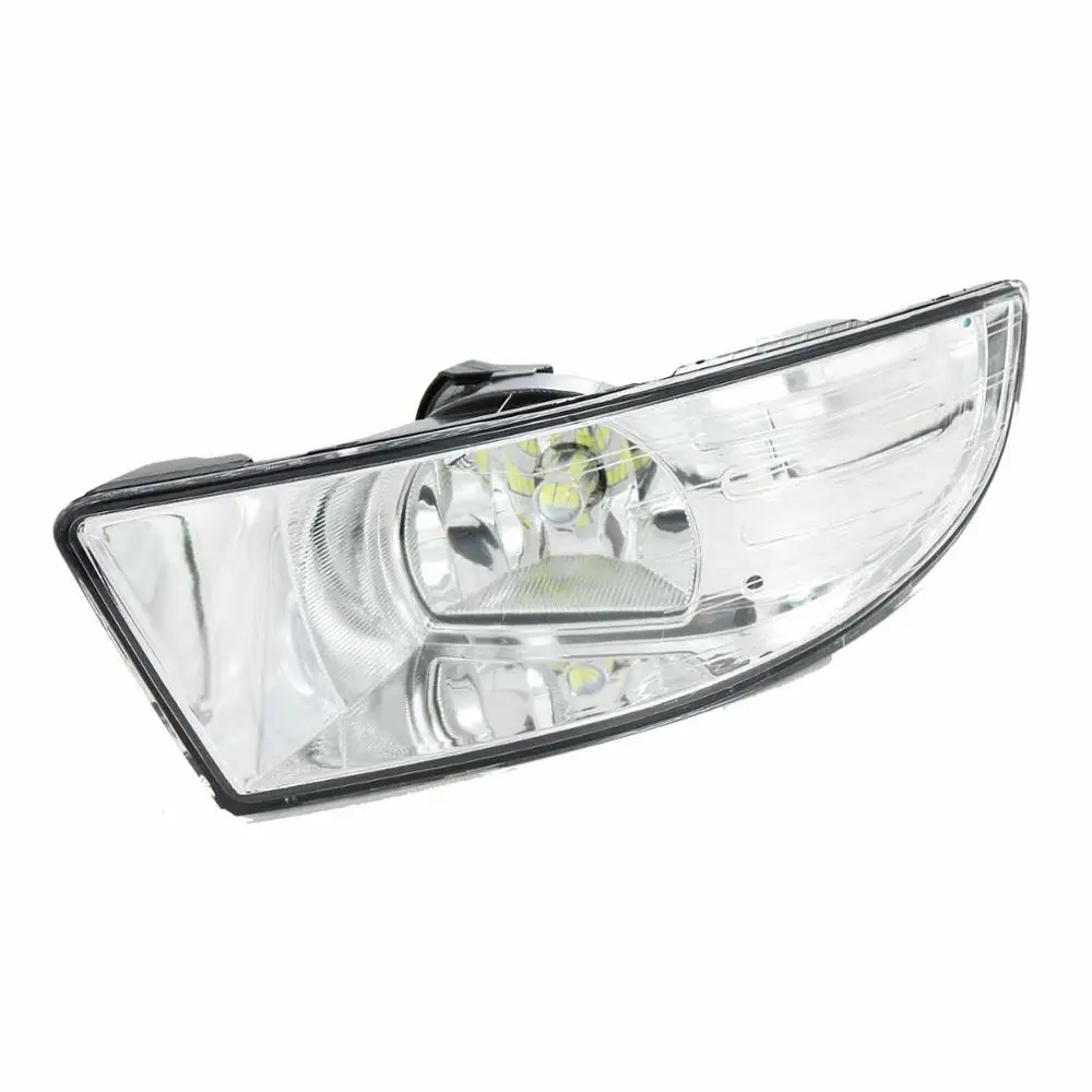 Автомобильный светодиодный противотуманный фонарь для Skoda Octavia A5 A6 2009 2010 2011 2012 2013 передняя противотуманная фара противотуманный светильник светодиодный ламповый провод - Цвет: Многоцветный