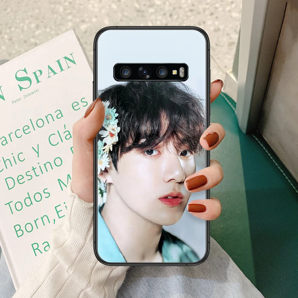 

Bangtan Boys Jeon Jung Kpop Phone case For Samsung Galaxy S 10 20 3 4 5 6 7 8 9 Plus E Lite Uitra black waterproof luxury shell