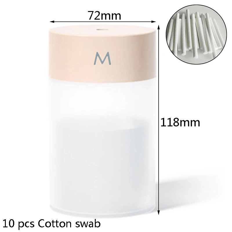 

Portable Mini Aromatherapy Sprayer, USB Essential Oil Atomizer, LED Lamp Home