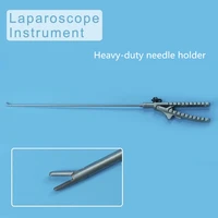 thoracic and laparoscopic surgical instruments heavy duty needle holder v shaped licensed pliers stainless steel needle holder