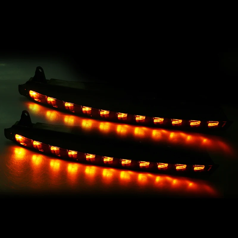 

POSSBAY LED DRL Daytime Running Lights Daylight Waterproof Signal Light for Audi Q7 2005 2006 2007 2008 2009 2010 Pre-facelift