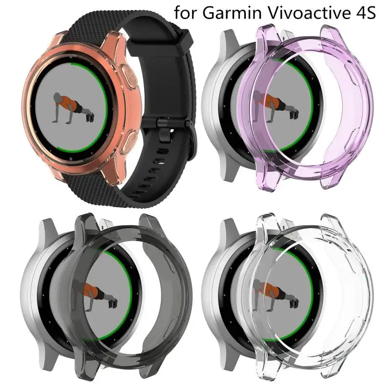 Оригинальный Мягкий ТПУ защитный силиконовый чехол для Garmin Vivoactive 4S аксессуары