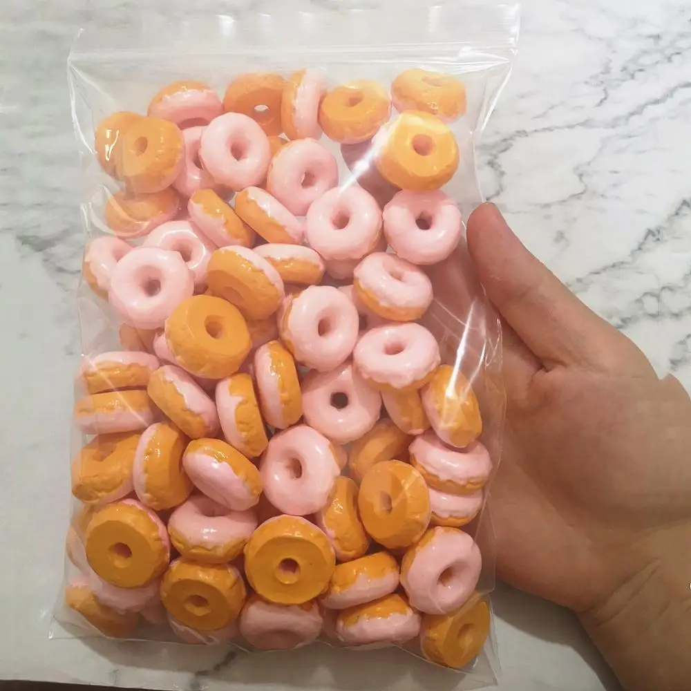 Пончики/Десерт/пончик/миниатюрная еда/милый/Сказочный Садовый