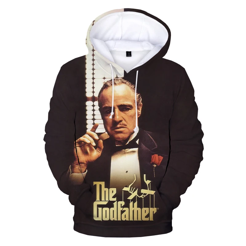 The Godfather 3D Print Hoodie Sweatshirts Gangster Movie Print Streetwear Oversized Hoodies Men Women Fashion Casual Pullover
