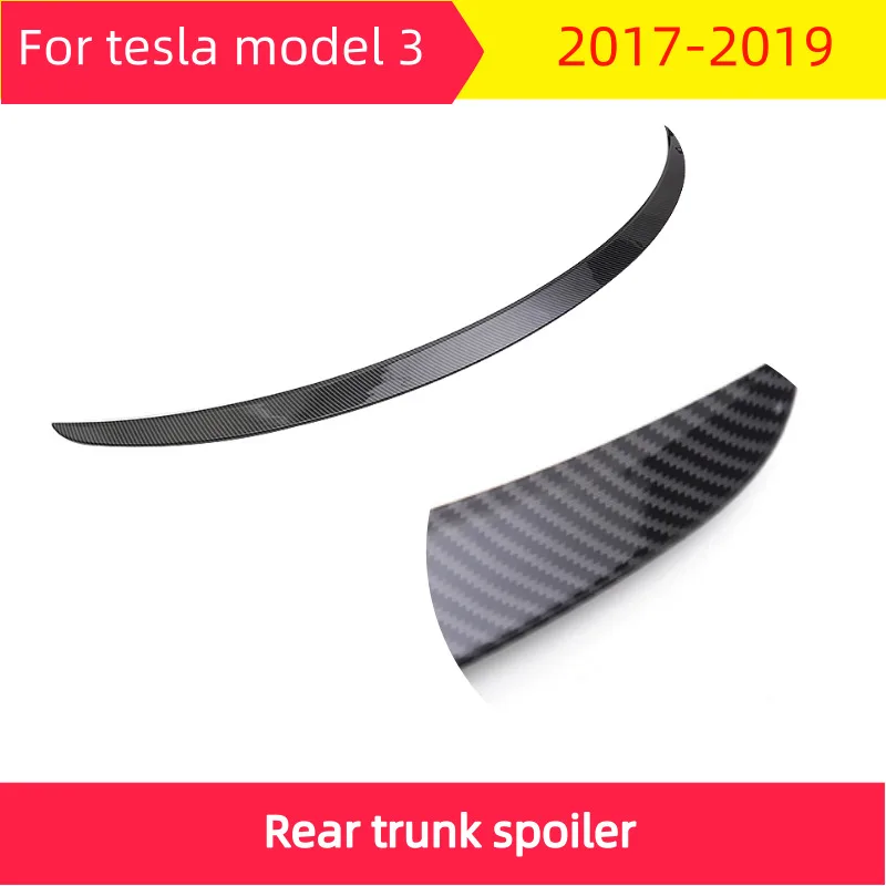 Спойлер заднего багажника крыла для Tesla model 3 2017 2018 2019 года задний спойлер из