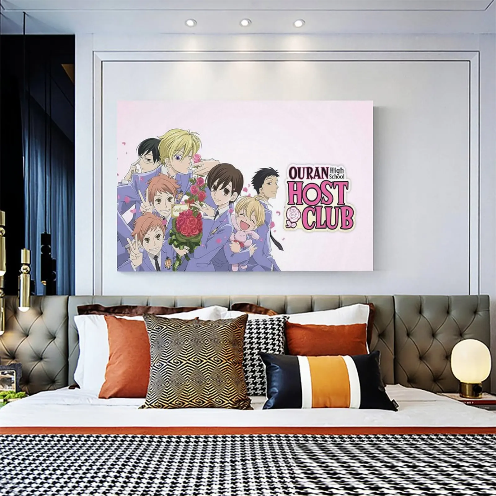 

Ouran High School Host Club Print Poster Decorative Painting Canvas Wall Art Living Room Posters Bedroom Painting