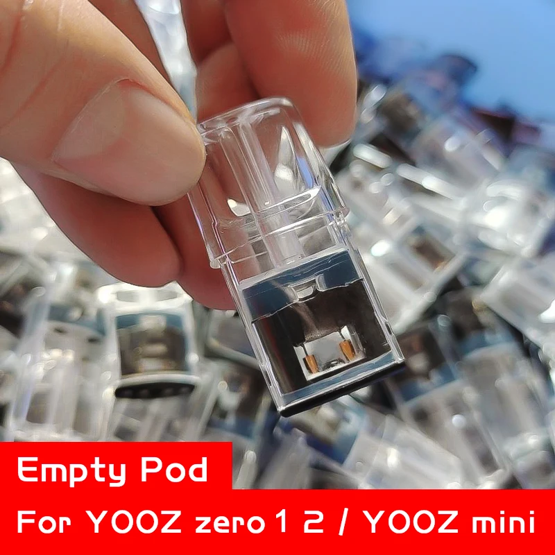 No necesito golpear a vaina vac&iacute;a para YOOZ cero 1 2 YOOZ cer&aacute;mica mini Core cartucho vac&iacute;o c&aacute;psulas recargable 2ml de capacidad No fugas-0
