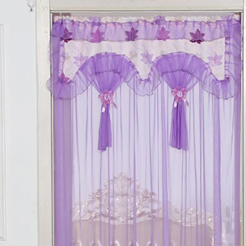 Перегородка портьеры Москитная кружевная ткань занавеска домашняя спальня